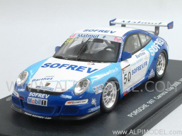 Porsche 911 GT3 Type 997 Cup VIP #50 Carrera Cup 2008 - Bartez by spark-model