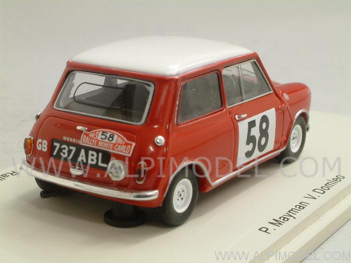 Morris Mini Cooper #58 Rally Monte Carlo 1963 Mayman - Domleo - spark-model