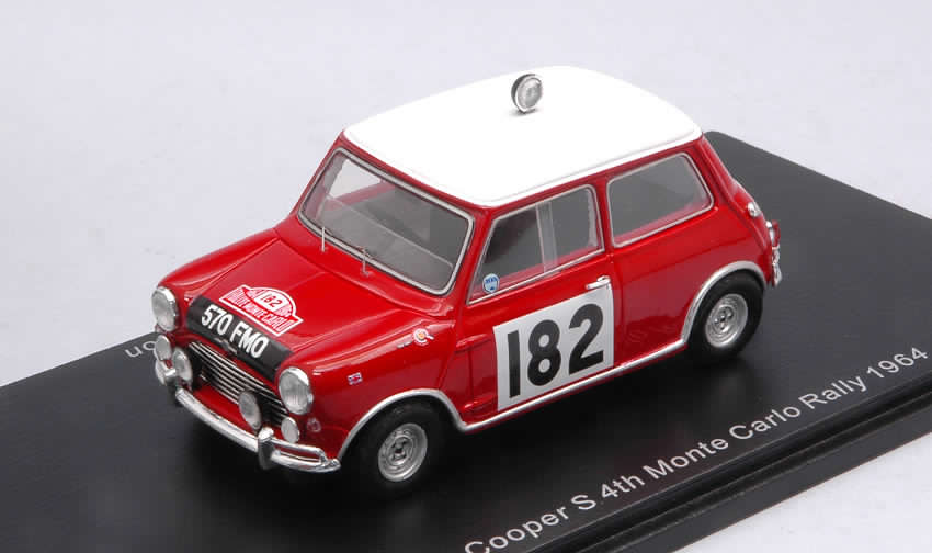 Morris Cooper S #182 Rally Monte Carlo 1964 Makinen - Vanson by spark-model