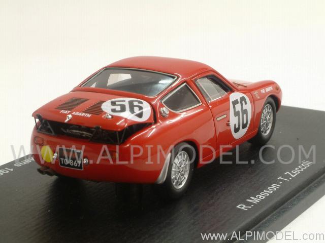Abarth Fiat 700S #56 Le Mans 1962 Masson - Zeccoli - spark-model