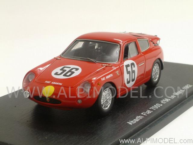 Abarth Fiat 700S #56 Le Mans 1962 Masson - Zeccoli by spark-model