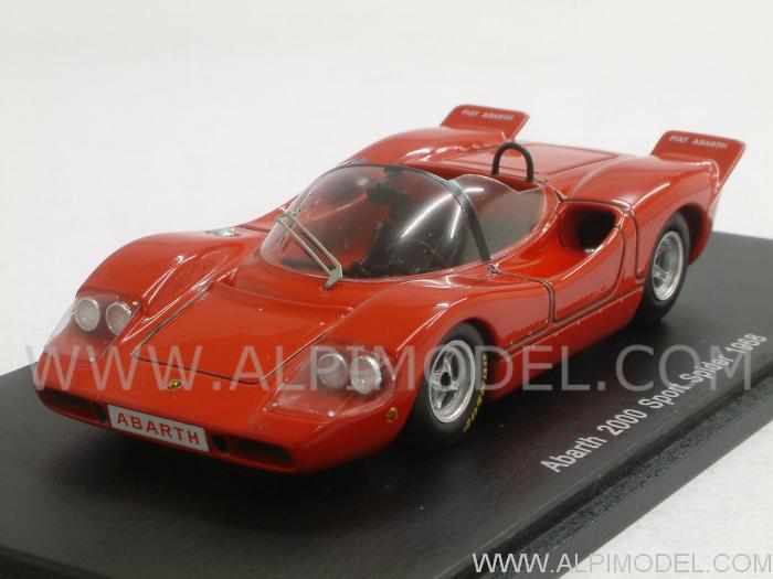 Abarth 2000 Sport Spider 1968 (Red) by spark-model