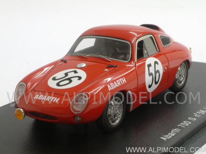 Abarth 700S #56 Le Mans 1961 Sala - Rigamonti by spark-model