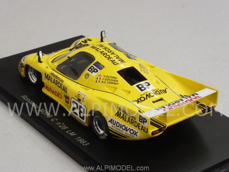 Rondeau M379 C #28 Le Mans 1983 V. Elford - A. C. Verney - J. Gouhier - spark-model