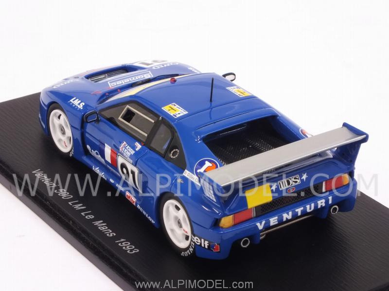 Venturi 500 LM #91 Le Mans 1993 Roussel - Sezionale - Rohee - spark-model