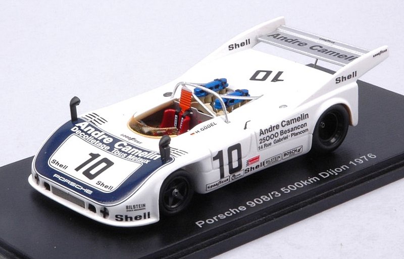 Porsche 908/3 #10 500 Km Dijon 1976 Wollek - Godel by spark-model