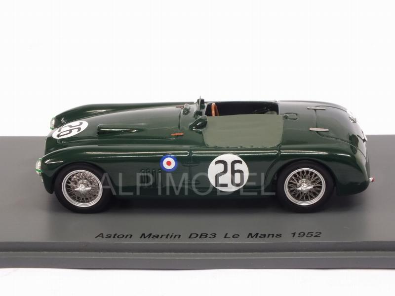 Aston Martin DB3 Spider #26 Le Mans 1952 Poore - Abecassis - spark-model