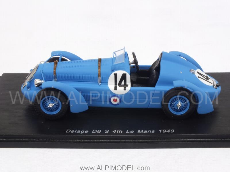 Delage D6S #14 Le Mans 1949 Gerard  -  Godia Fales - spark-model