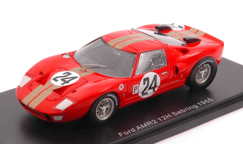 Ford GT40 AMR2 #24 Sebring 1966 Hill - Stewart by spark-model