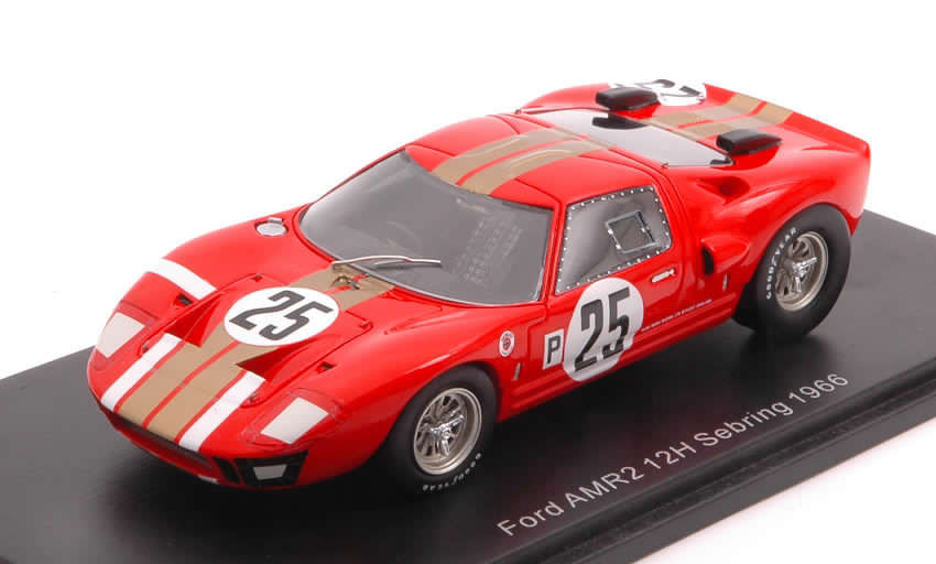 Ford GT40 AMR2 #25 Sebring 1966 Whitmore - Gardner by spark-model