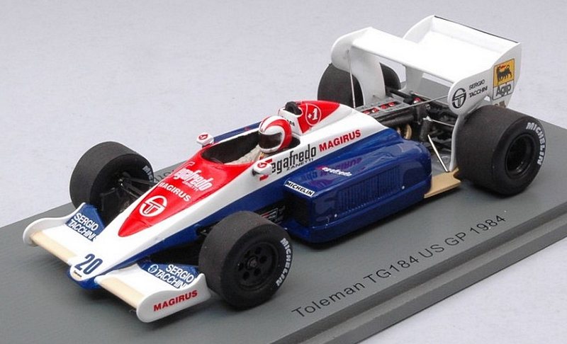 Toleman TG184 #20 GP USA 1984 Johnny Cecotto by spark-model