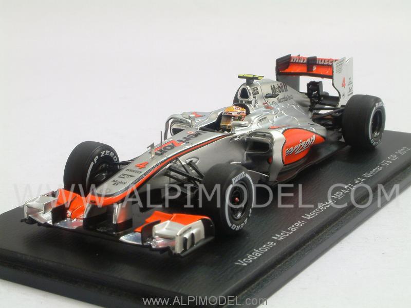 McLaren MP4/27 Mercedes Winner GP USA 2012 Lewis Hamilton by spark-model
