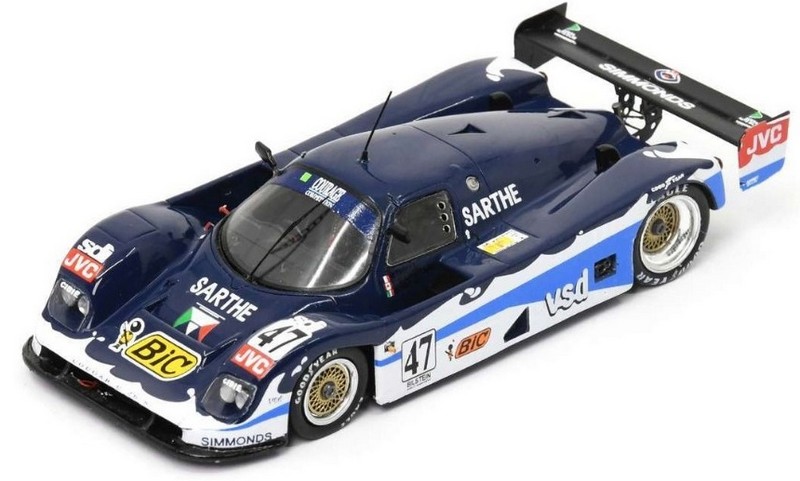 Cougar C26S #47 Le Mans 1991 Bourdonnais - Trolle - Brand by spark-model