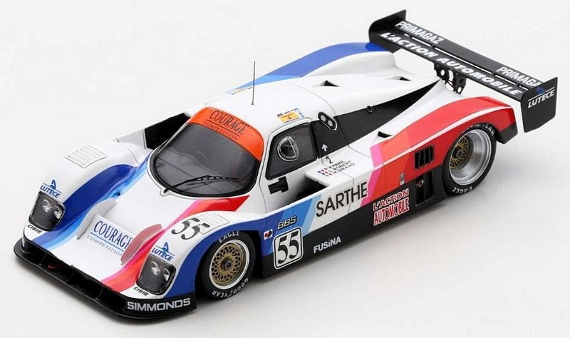 Cougar C28 LM #55 Le Mans 1992 Robert - Fabre - Brand by spark-model