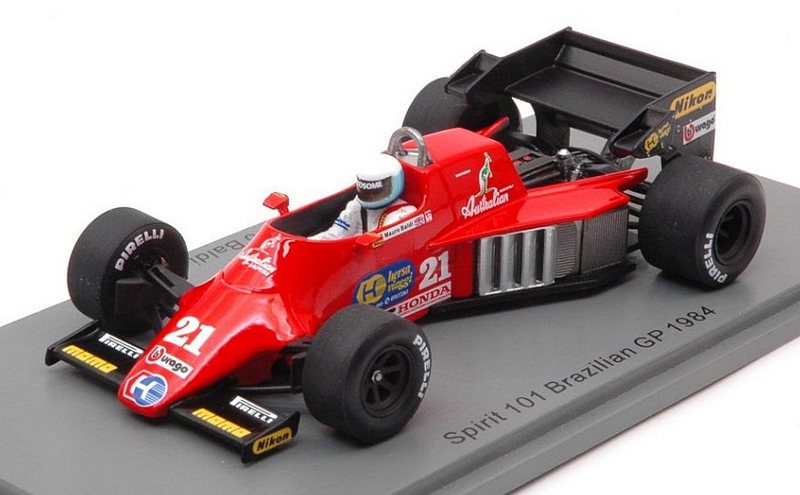 Spirit 101 #21 GP Brasil 1984 Mauro Baldi by spark-model