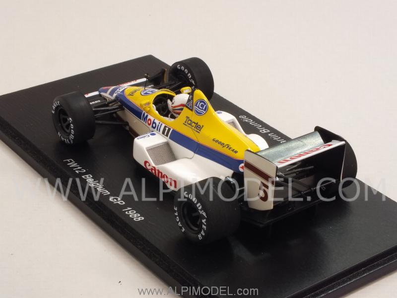 Williams FW12 #5 GP Belgium 1988 Martin Brundle - spark-model