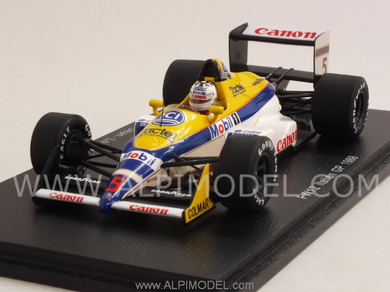 Williams FW12 #5 GP Italy 1988 Jean-Louis Schlesser by spark-model
