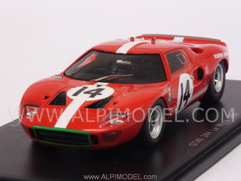 Ford GT40 #14 Le Mans 1966 Sutcliffe  Spoerry by spark-model