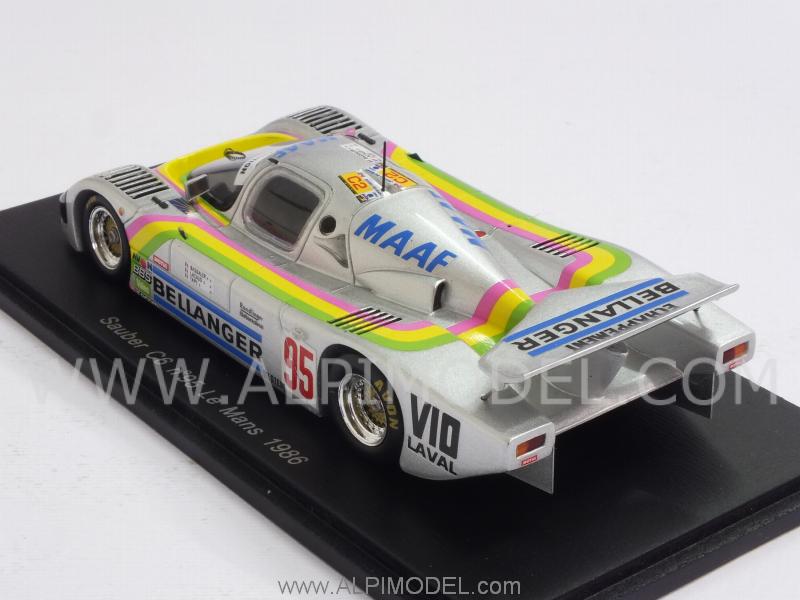 Sauber C6 #95 Le Mans 1986 R. Bassaler - D. Lacaud - Y. Tapy - spark-model