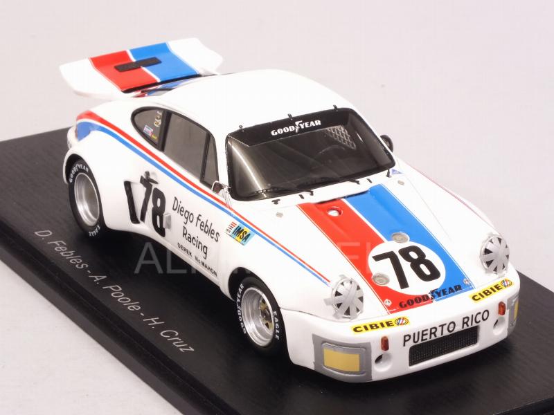 Porsche 911 RSR #78 Le Mans 1976  Febles - Poole - Cruz - spark-model