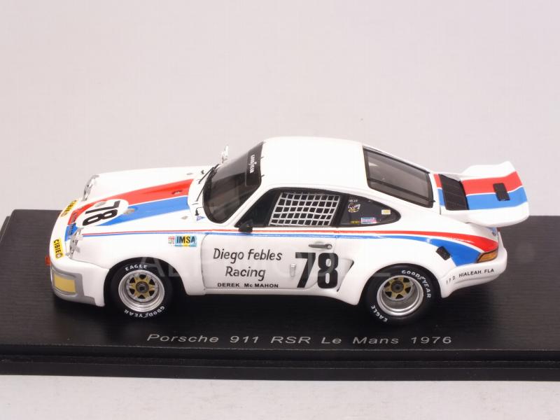 Porsche 911 RSR #78 Le Mans 1976  Febles - Poole - Cruz - spark-model