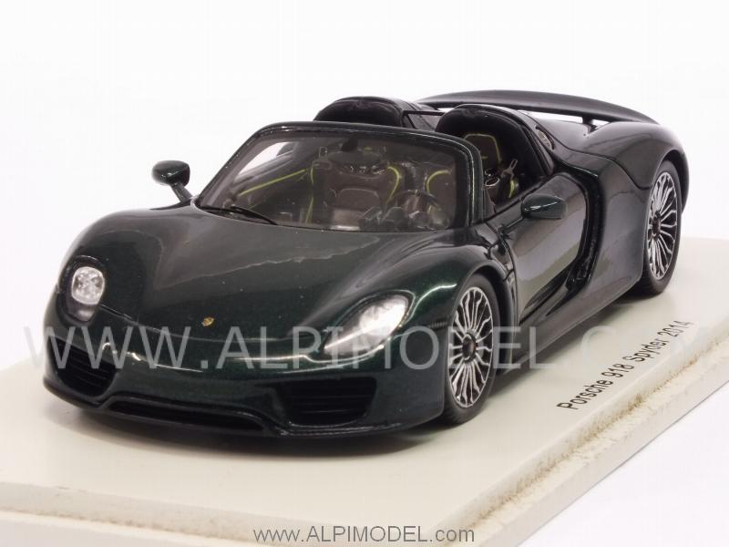 Porsche 918 Spyder 2014 (Dark Green Metallic) by spark-model