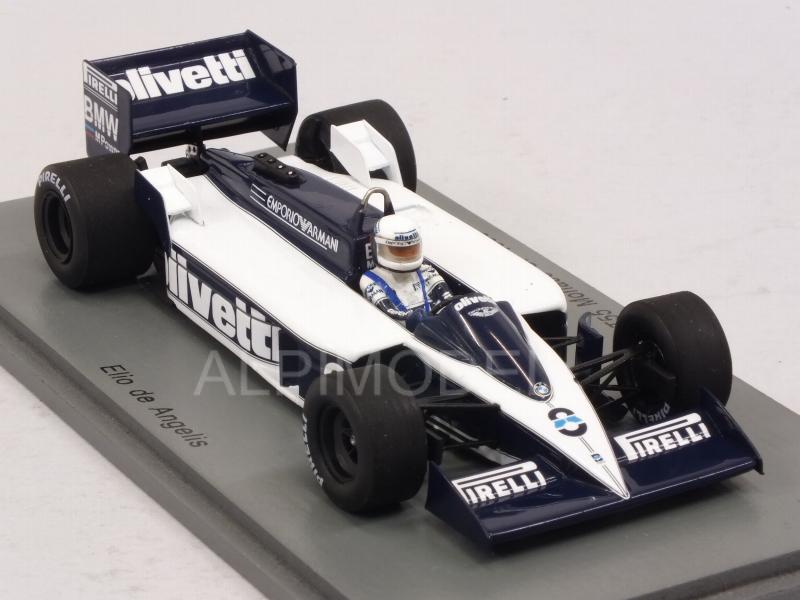 Brabham BT55 #8 GP Monaco 1986 Elio de Angelis - spark-model
