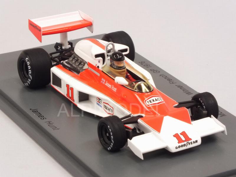 Résine Voiture Modèle S4362 James Hunt-Winner French GP 1976 McLaren M23 
