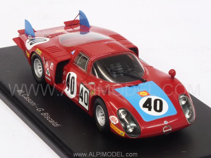 Alfa Romeo 33/2 #40 Le Mans 1968 Casoni - Biscaldi - spark-model
