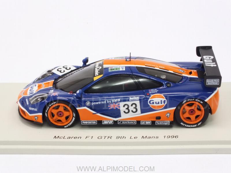 McLaren F1 GTR #33 Le Mans 1996 Letho - Weaver - Bellm - spark-model