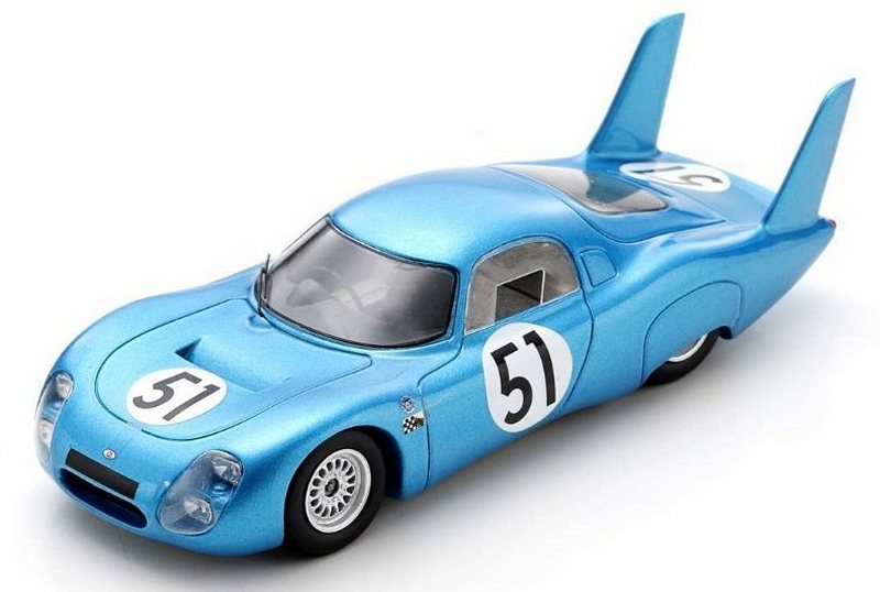CD SP 66 #51 Le Mans 1966 Laurent - Ogier by spark-model