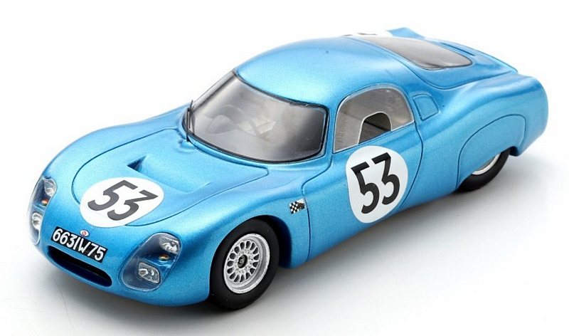 CD #53 Le Mans 1966 Heligouin - Rives by spark-model