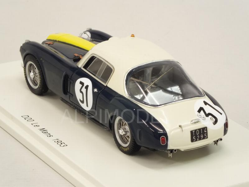 Lancia D20 #31 Le Mans 1953 Manzon - Chiron - spark-model