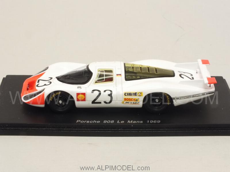 Porsche 908 #23 Le Mans 1969 Schutz - Mitter - spark-model