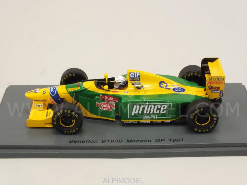 Benetton B193B #6 GP Monaco 1993 Riccardo Patrese - spark-model