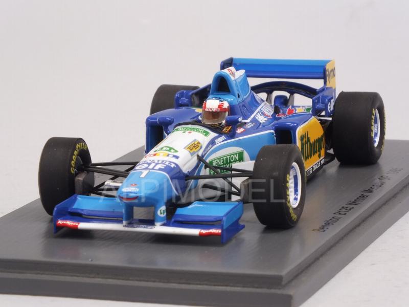 Benetton B195 #1 Winner GP Monaco 1995 World Champion Michael Schumacher by spark-model