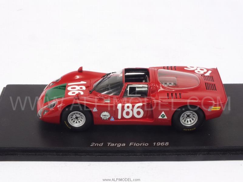 Alfa Romeo 33/2 #186 2nd Targa Florio 1968 Giunti - Galli - spark-model