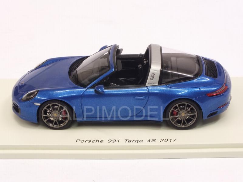 Porsche 911 Targa 4S (991) 2017 (Blue) - spark-model