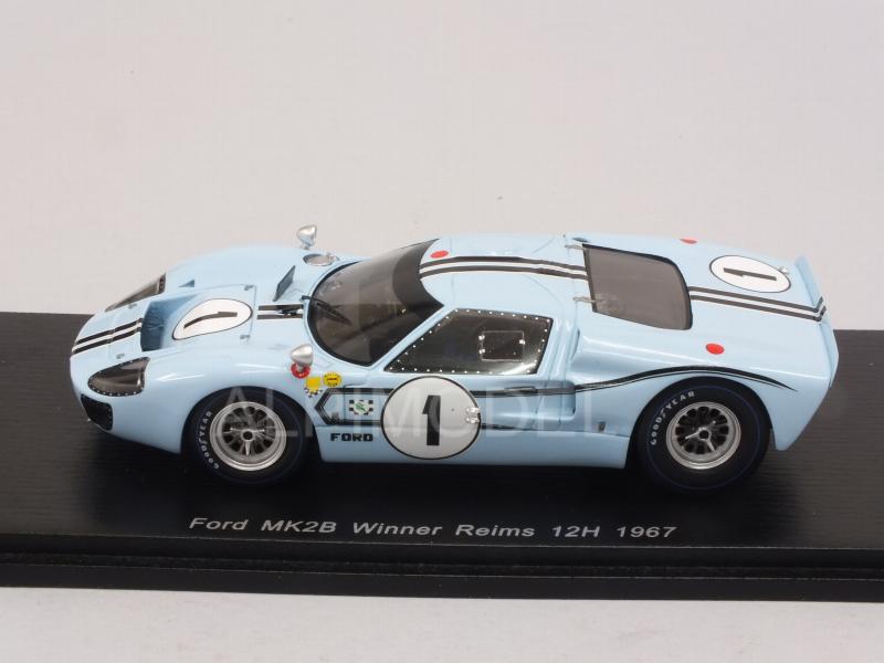 Ford MkIIb #1 Winner 12h Reims 1967 Schlesser - Ligier - spark-model