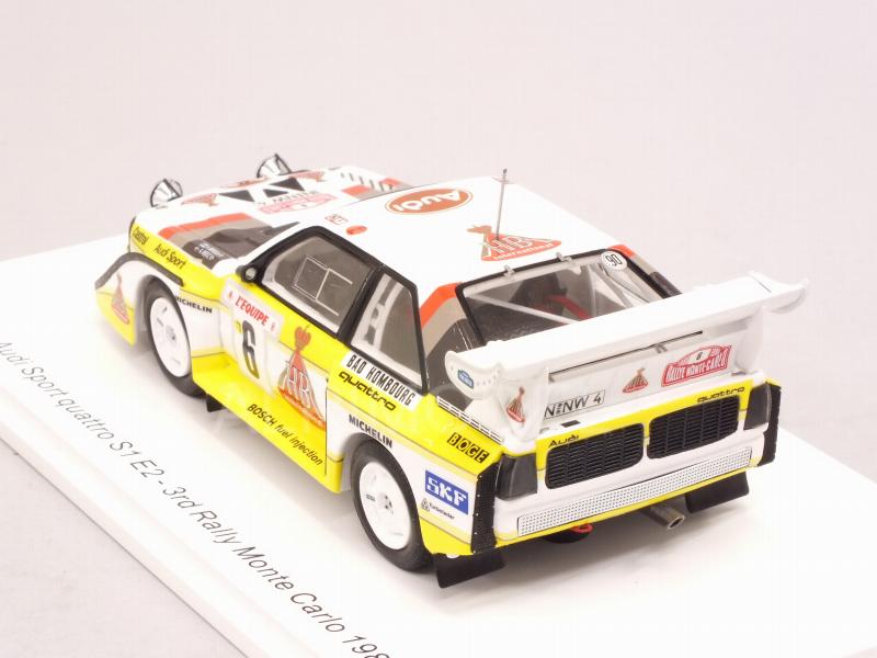 Audi Sport Quattro S1 E2 #6 Rally Monte Carlo 1986 Mikkola - Hertz - spark-model