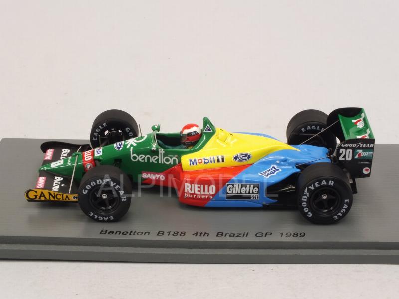 Benetton B188 #20 GP Brasil 1989 Johnny Herbert - spark-model