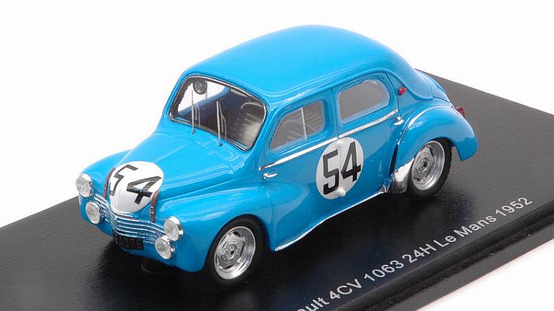 Renault 4CV 1063 #54 Le Mans 1952 Pons - Moser by spark-model