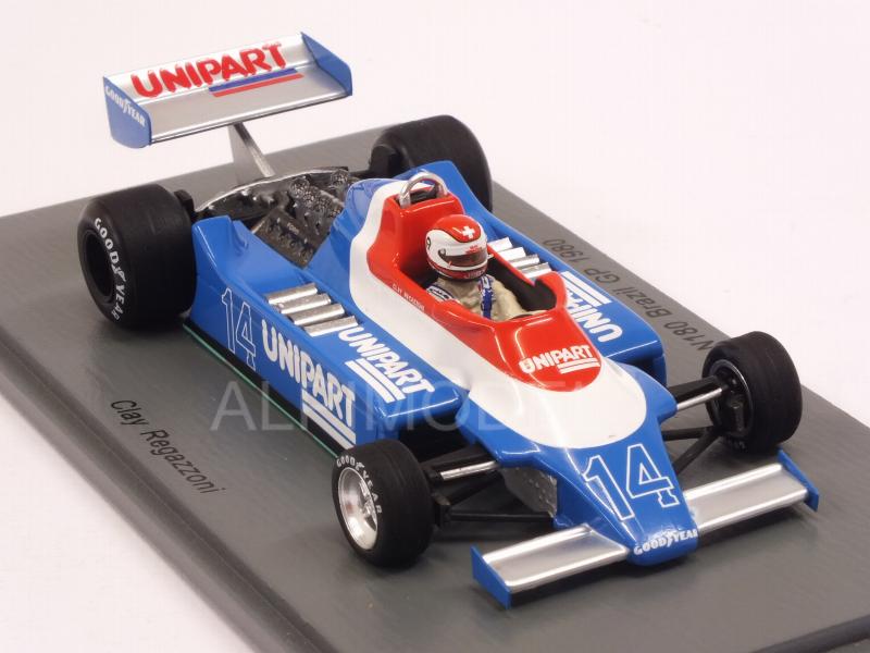 Ensign N180 #14 GP Brasil 1980 Clay Regazzoni - spark-model