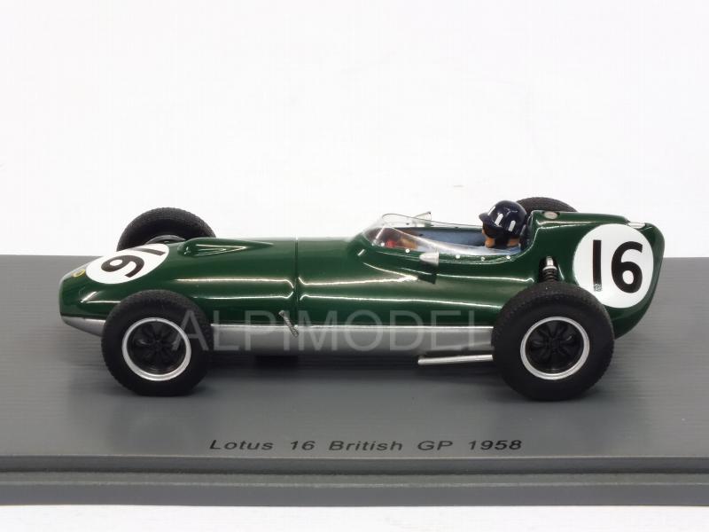 Lotus 16 #16 British GP 1958 Graham Hill - spark-model