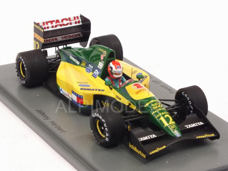 Lotus 107 #12 GP France 1992 Johnny Herbert - spark-model