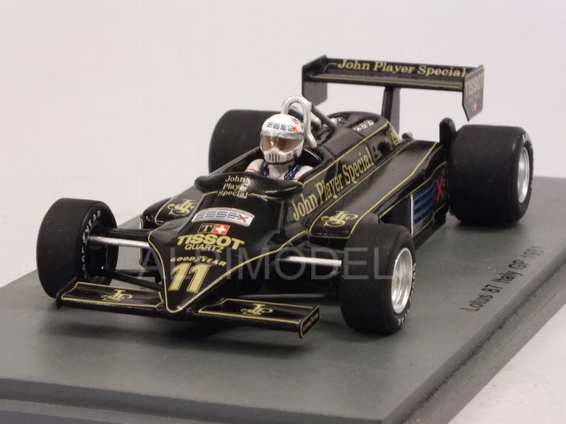 Lotus 87 #11 GP Italy 1981 Elio de Angelis by spark-model