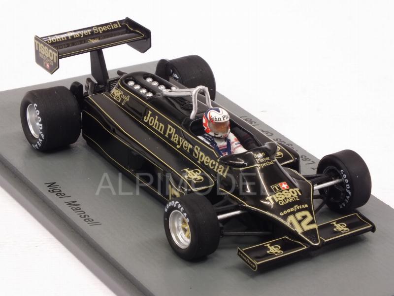 Lotus 87 #12 GP USA Las Vegas 1981 Nigel Mansell - spark-model