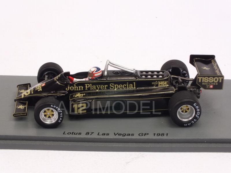 Lotus 87 #12 GP USA Las Vegas 1981 Nigel Mansell - spark-model