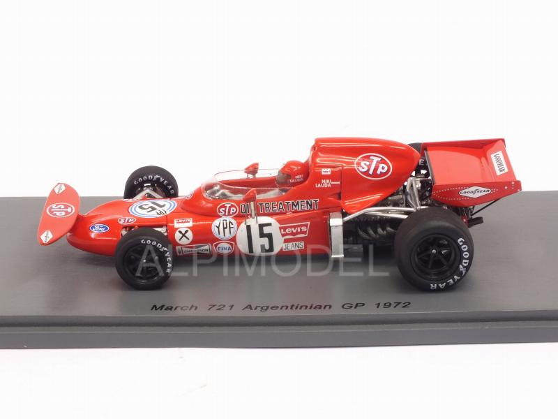 March 721X #15 GP Argentina 1972 Niki Lauda - spark-model