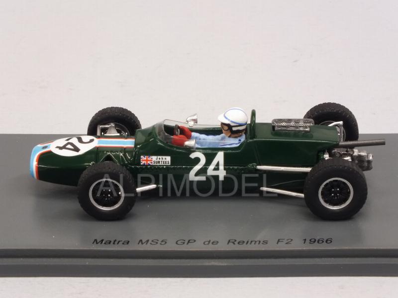Matra MS5 #24 Grand Prix De Reims F2 1966 John Surtees - spark-model